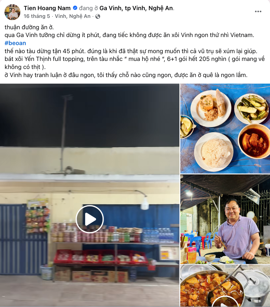 Hiếm ai như ông Hoàng Nam Tiến: Là sếp lớn nhưng có thú vui review ẩm thực, vừa thú vị vừa gần gũi- Ảnh 4.