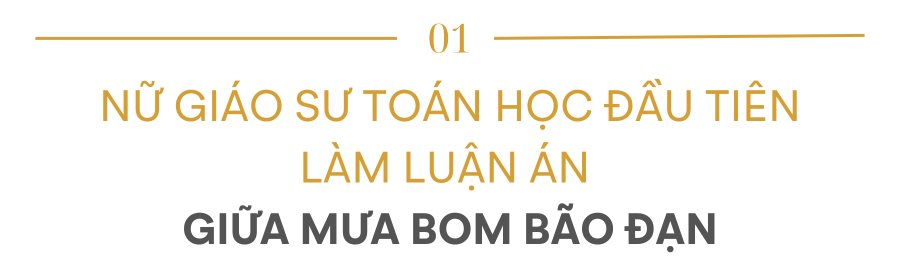 3 nữ Giáo sư toán học "quý hơn vàng ròng" của Việt Nam: 35 năm lịch sử mới lặp lại, đủ để thấy hành trình dài vượt ngàn chông gai- Ảnh 1.