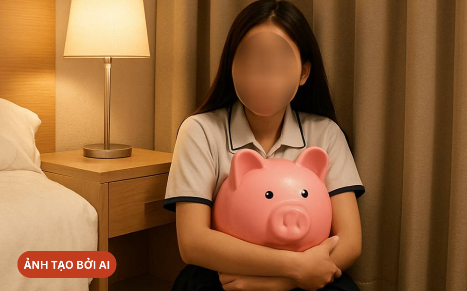 Hà Nội: Bị "công an online" dọa, nữ sinh 18 tuổi ôm lợn tiết kiệm trốn vào khách sạn để "phục vụ điều tra"- Ảnh 1.