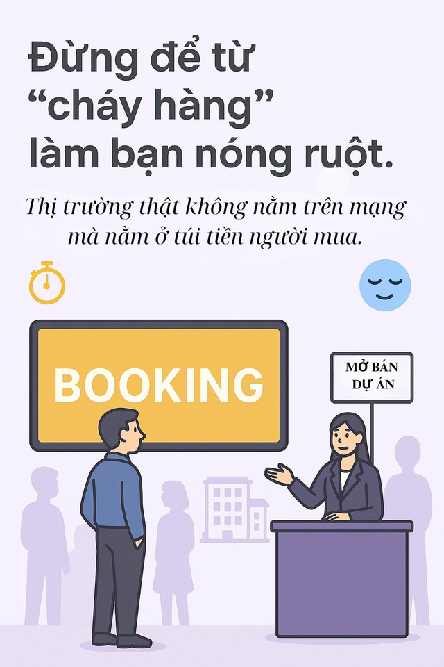 Mua nhà thời booking: Dự án thông báo 