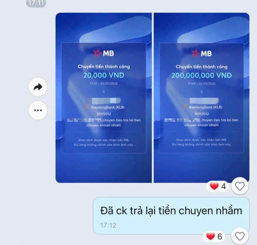 Sau khi tài khoản được cộng 200 triệu đồng, gia đình ở Lâm Đồng nhận thêm cuộc điện thoại từ số lạ, vội vàng báo công an- Ảnh 3.