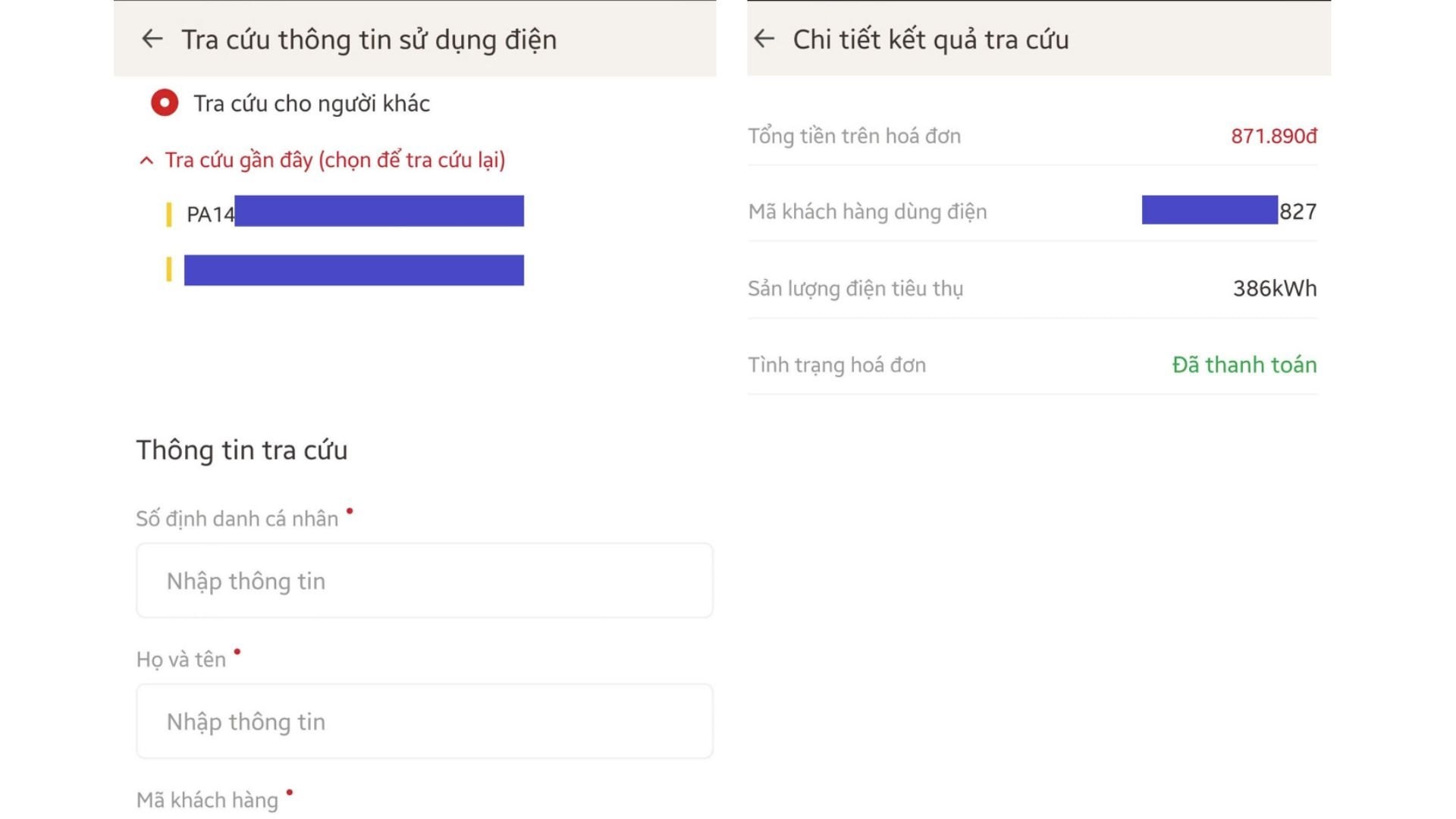 Hướng dẫn tra cứu thông tin sử dụng điện đơn giản, nhanh chóng trên ứng dụng VNeID- Ảnh 3. Hướng dẫn tra cứu thông tin sử dụng điện đơn giản, nhanh chóng trên ứng dụng VNeID- Ảnh 3.