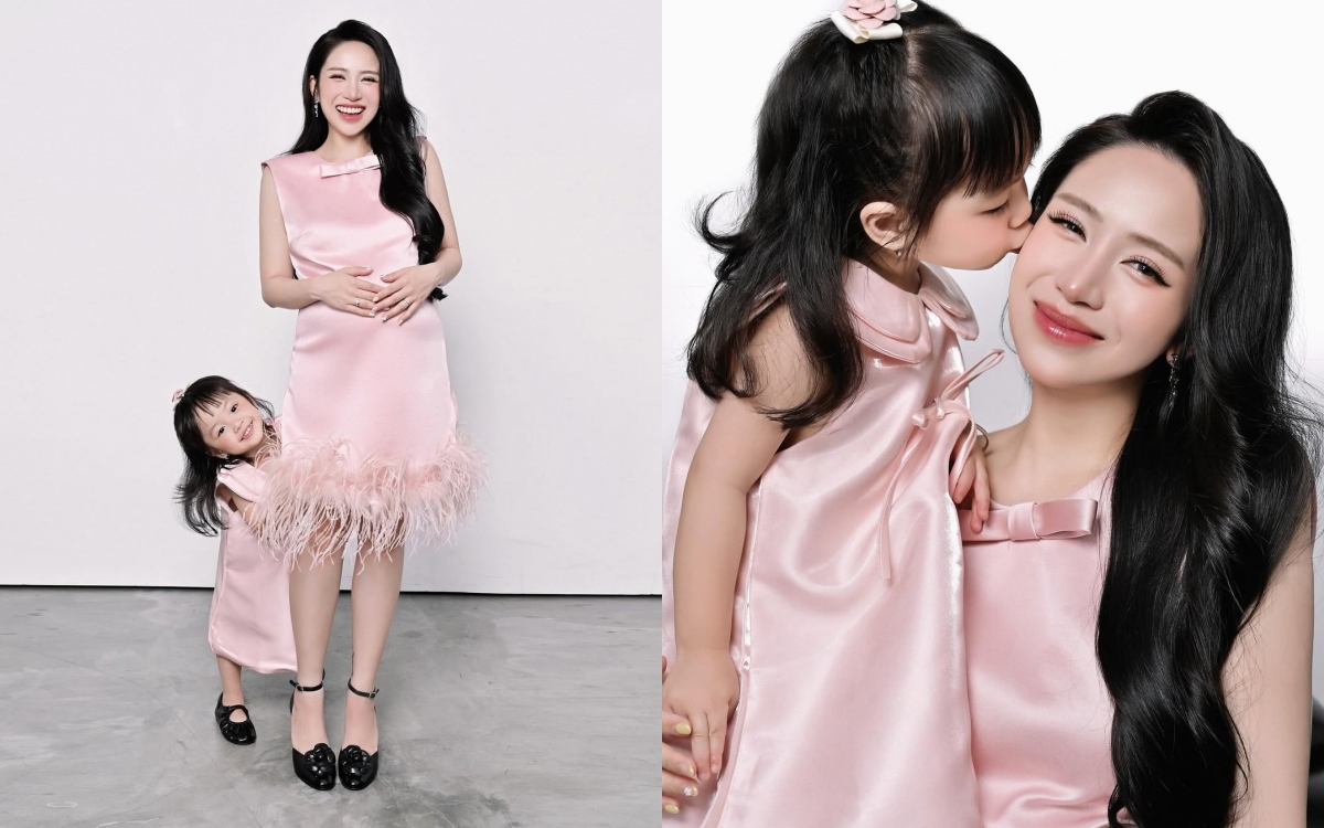 Loạt hot mom: Đỗ Mỹ Linh, Salim, Joyce Phạm trẻ xinh mê mẩn khi cùng diện 1 mẫu đầm- Ảnh 4.