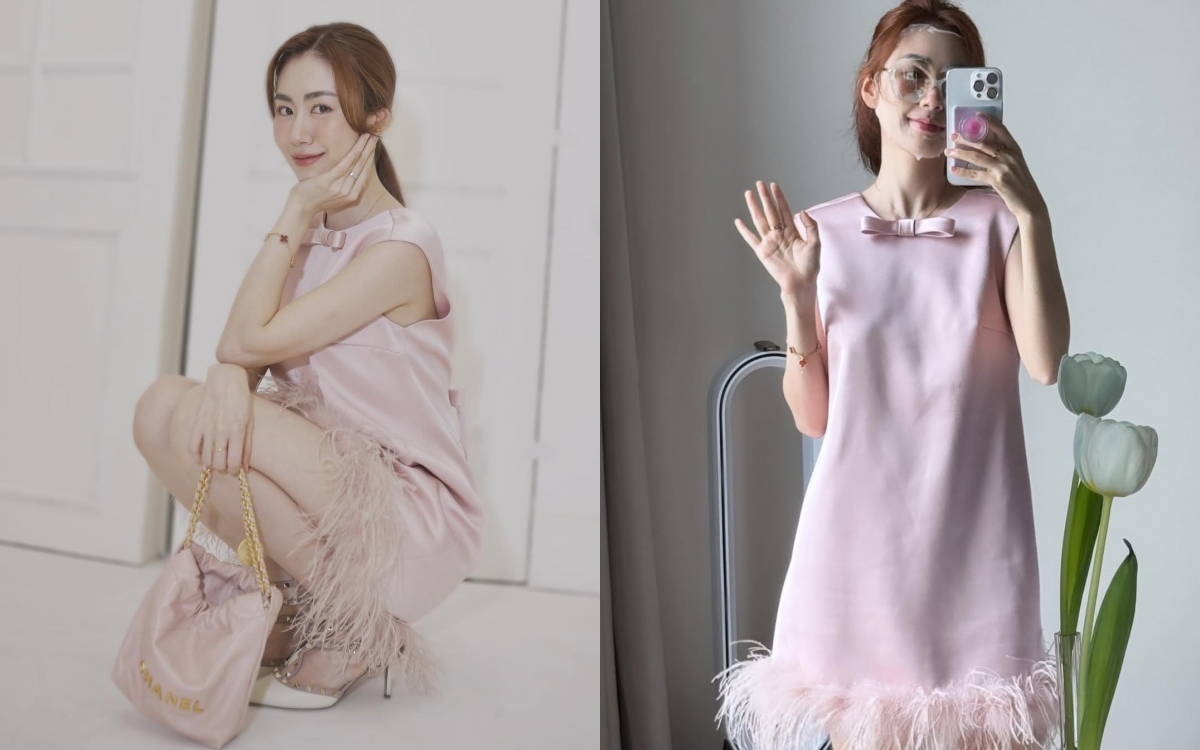 Loạt hot mom: Đỗ Mỹ Linh, Salim, Joyce Phạm trẻ xinh mê mẩn khi cùng diện 1 mẫu đầm- Ảnh 8.