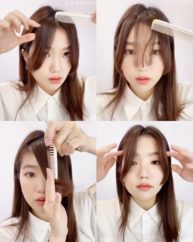 Cách cắt mái rẽ nữ thần tại nhà: Tự làm cũng đẹp như salon!- Ảnh 2.