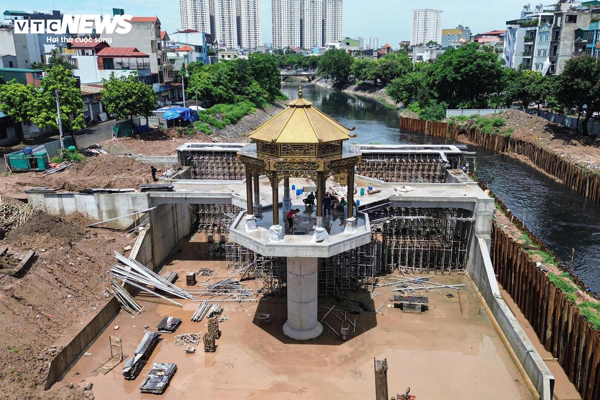 Thiết kế độc lạ của đập tràn giữ nước đầu tiên trên sông Tô Lịch- Ảnh 4.