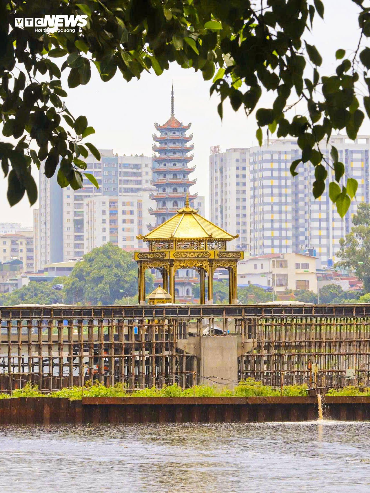 Thiết kế độc lạ của đập tràn giữ nước đầu tiên trên sông Tô Lịch- Ảnh 8.