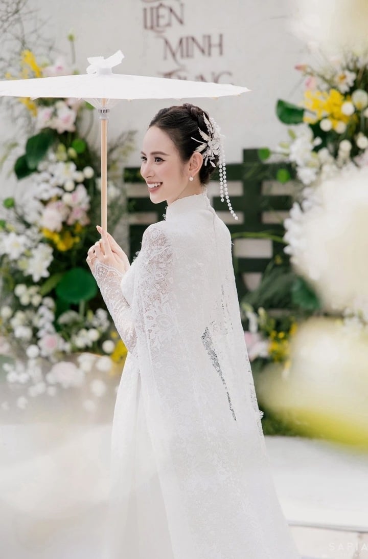 Nhan sắc của "Kim Tae Hee Việt Nam" vừa trở thành nàng dâu hào môn- Ảnh 1.