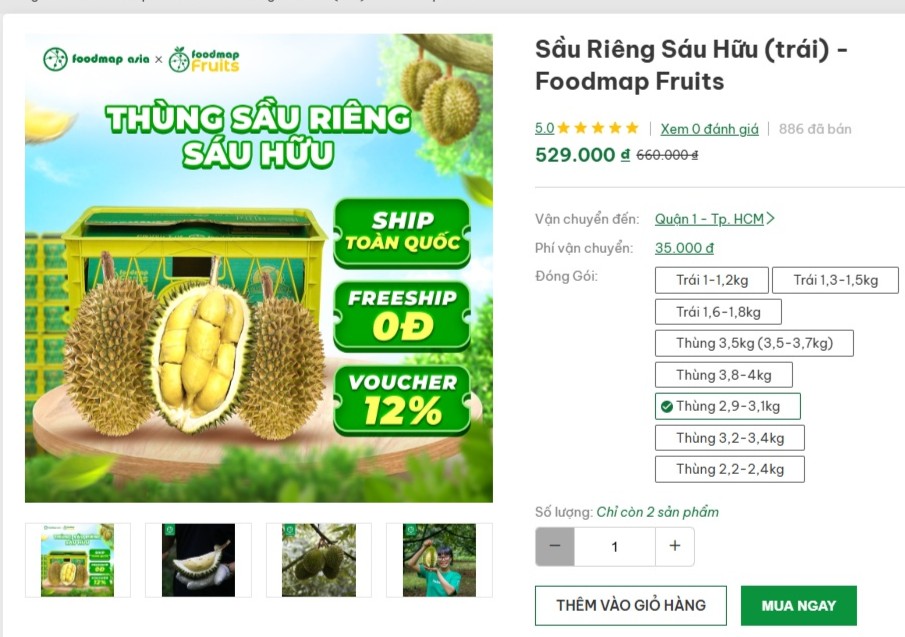 Sầu riêng giống cổ Chuồng Bò, Sáu Hữu bất ngờ được chuộng- Ảnh 2.