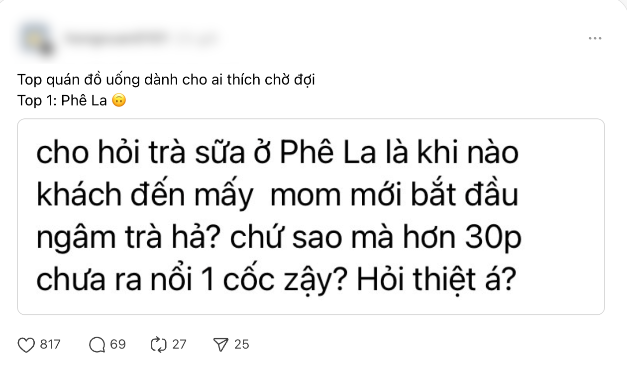 Mải bán đơn online, Phê La không thiết tha phục vụ khách ngồi tại chỗ nữa?- Ảnh 4.
