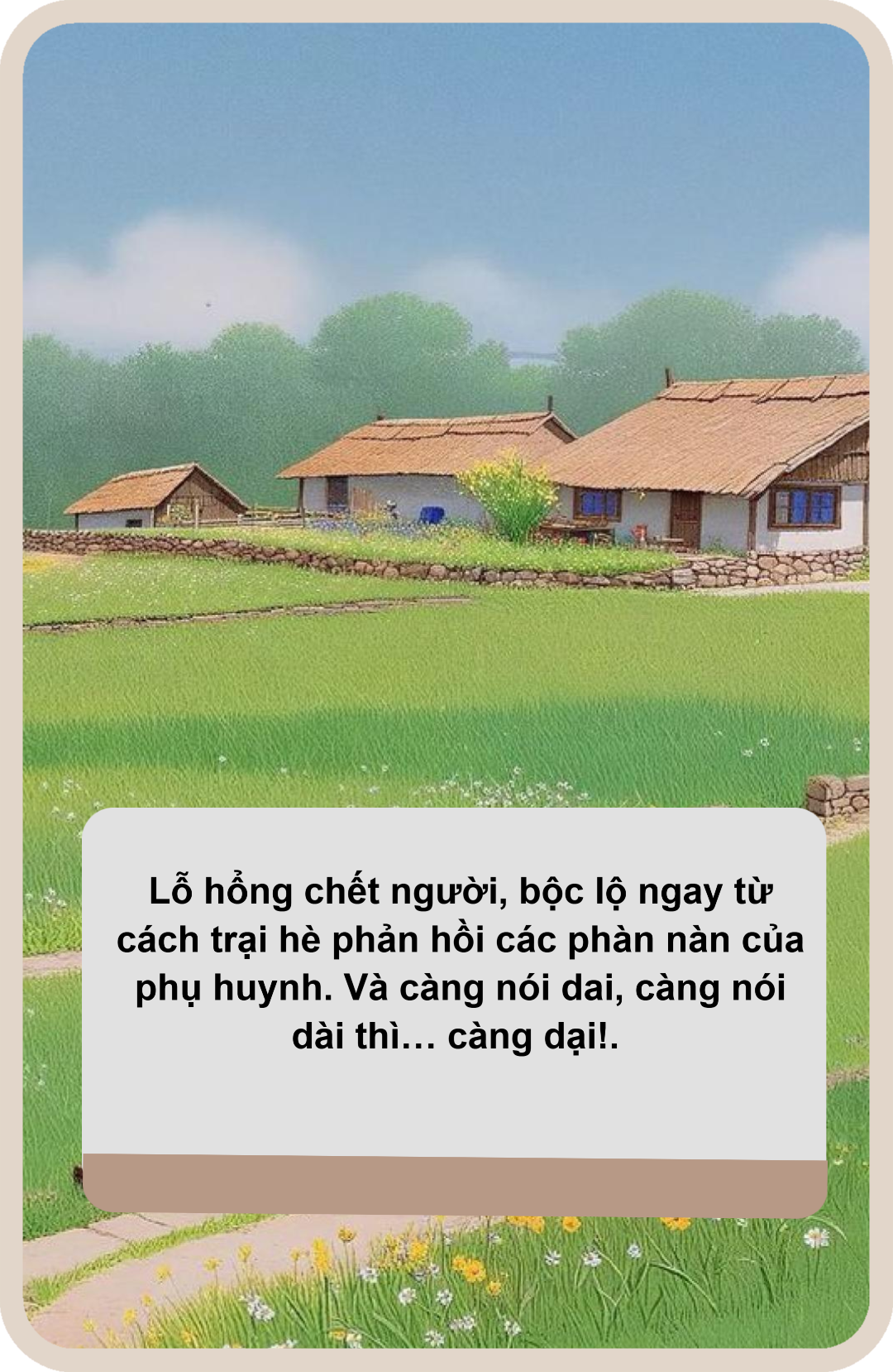 Càng nói dai, càng nói dài, càng dại!- Ảnh 1.