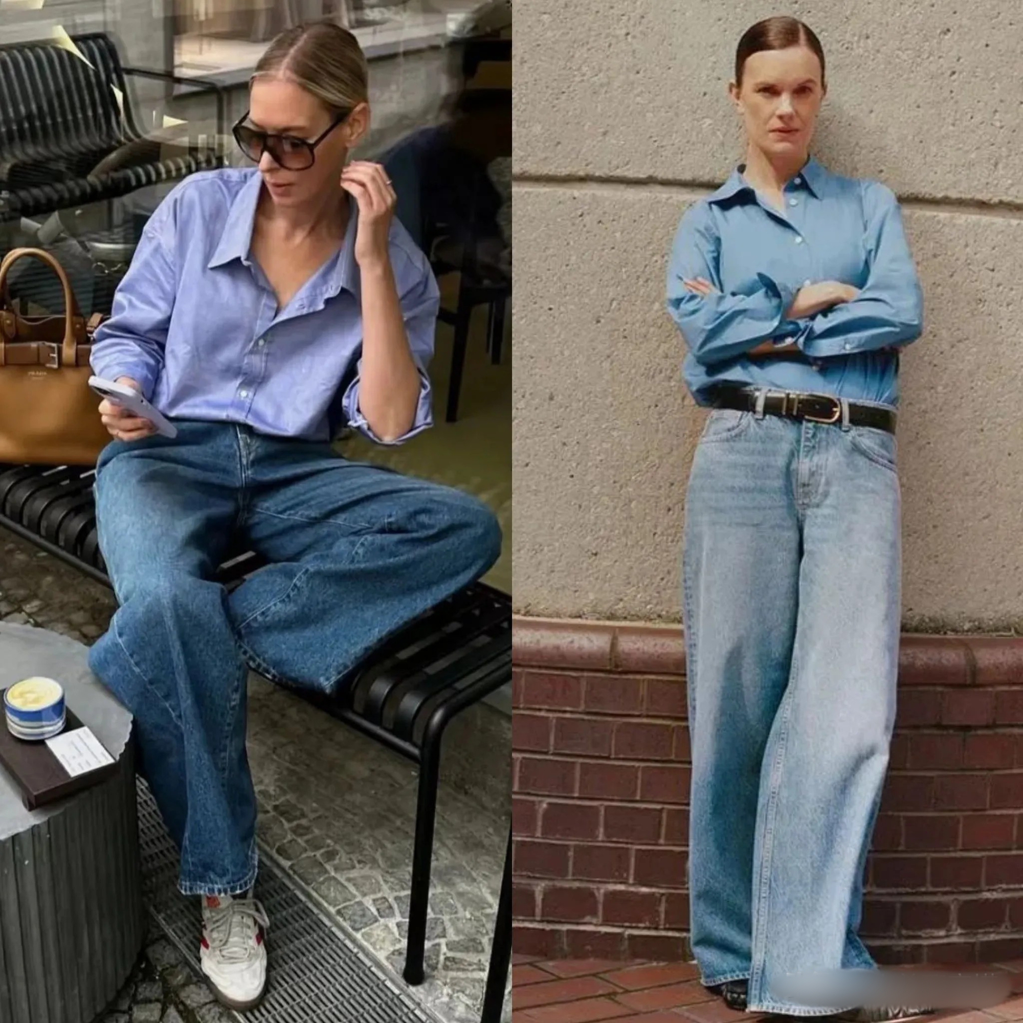 Mùa hè nhất định phải có một chiếc quần jeans ống rộng - mặc lên trẻ trung, sành điệu hơn gấp bội- Ảnh 9.