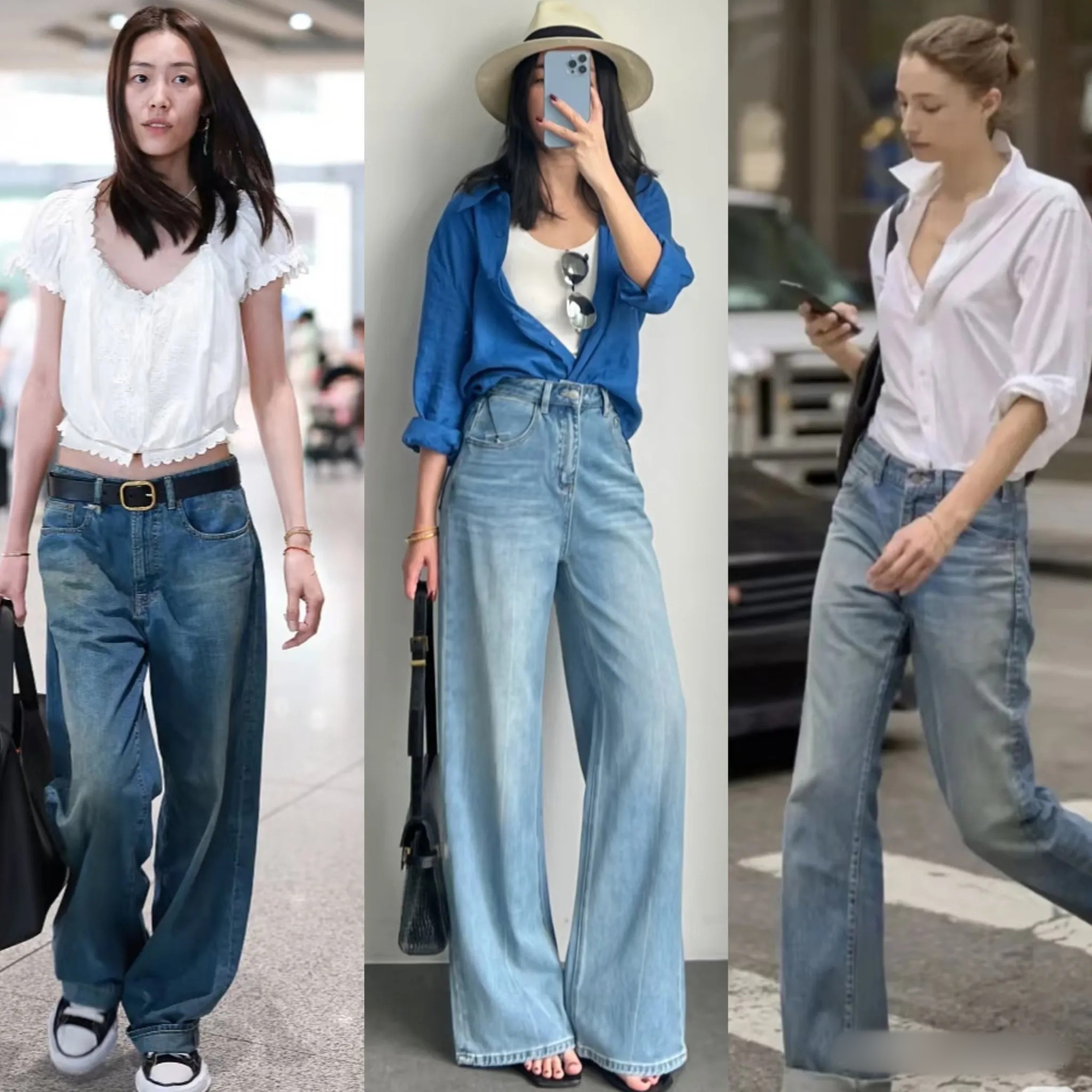 Mùa hè nhất định phải có một chiếc quần jeans ống rộng - mặc lên trẻ trung, sành điệu hơn gấp bội- Ảnh 10.