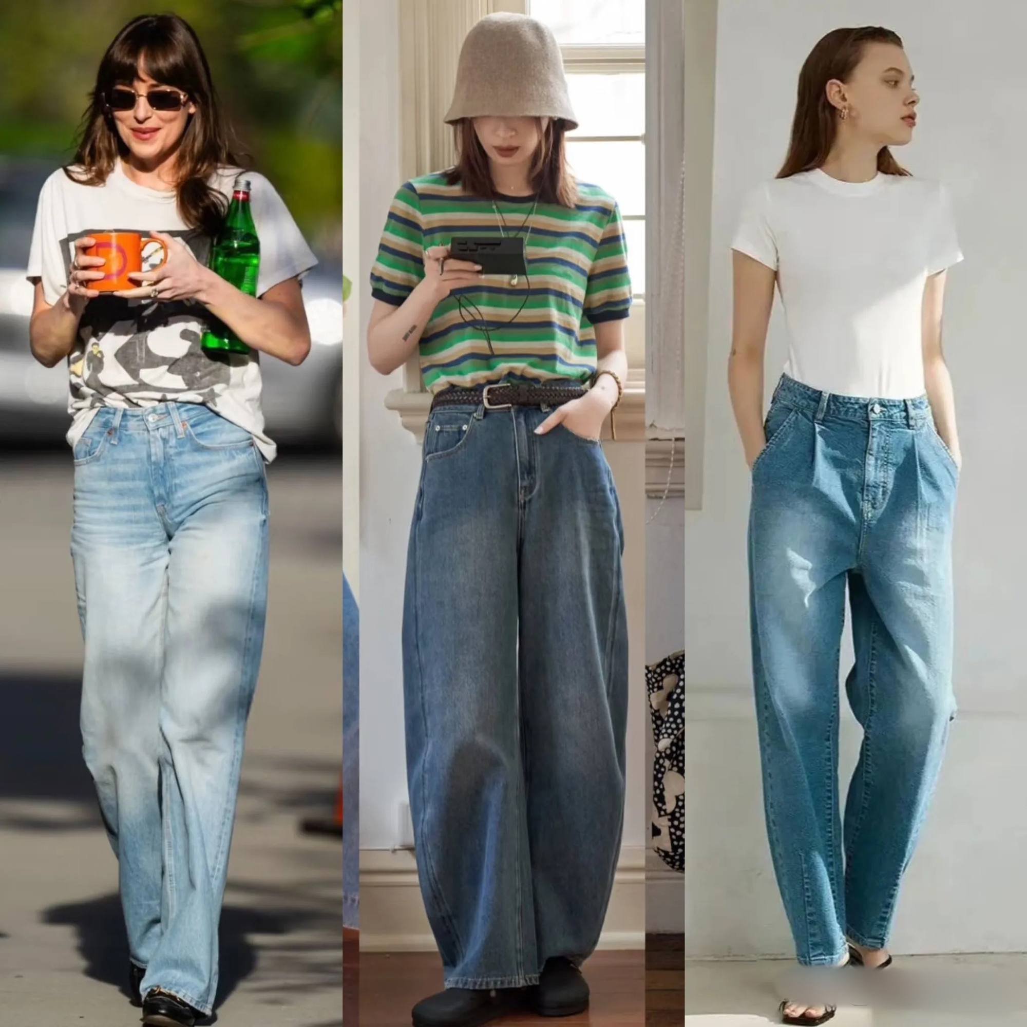 Mùa hè nhất định phải có một chiếc quần jeans ống rộng - mặc lên trẻ trung, sành điệu hơn gấp bội- Ảnh 5.