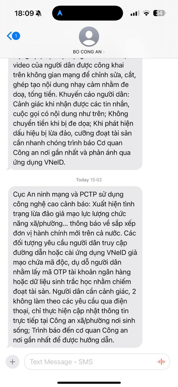 Bộ Công an cảnh báo khẩn hành vi lừa đảo giả mạo cơ quan phường xã sau sáp nhập, thấy một dấu hiệu phải trình báo ngay!- Ảnh 1.