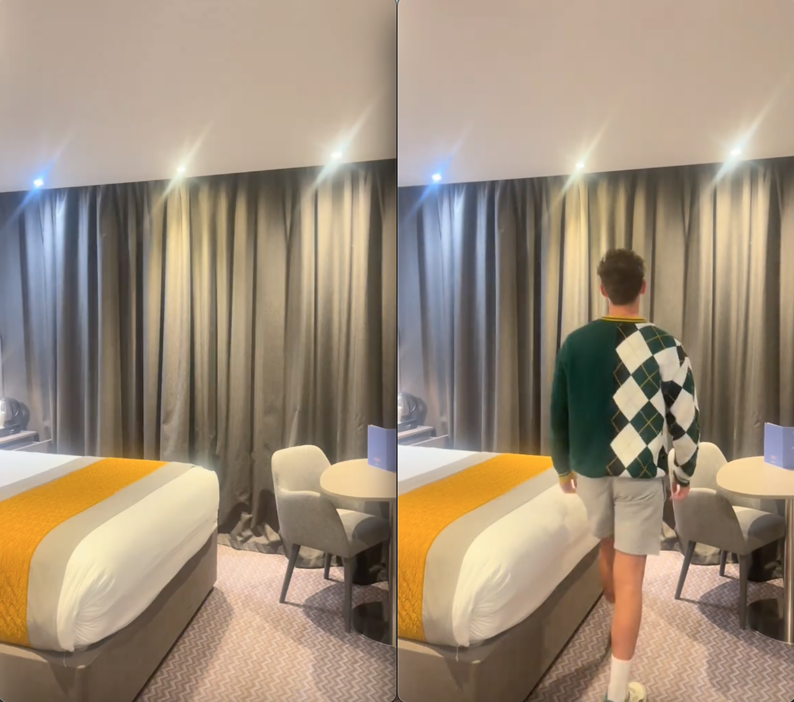 Hơn 152 triệu người "đứng hình" trước cảnh tượng hiện ra sau tấm rèm phòng khách sạn mà vị khách Tây đặt- Ảnh 1.