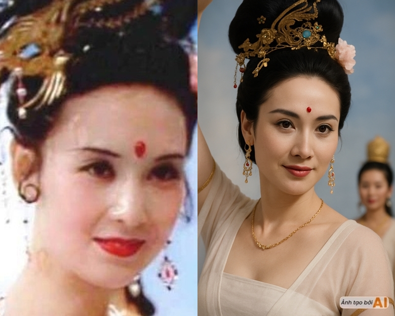 Nhan sắc thật của Hằng Nga được phục dựng nhờ AI, cả châu Á chỉ duy nhất 1 người đúng chuẩn “xé cổ tích bước ra”- Ảnh 6.
