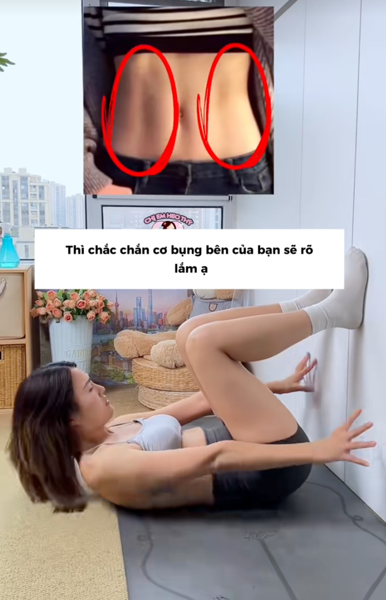 3 động tác gập bụng hỗ trợ giảm mỡ nhanh nhất mà chị em có thể tập ngay tại nhà- Ảnh 3. 3 động tác gập bụng hỗ trợ giảm mỡ nhanh nhất mà chị em có thể tập ngay tại nhà- Ảnh 3.