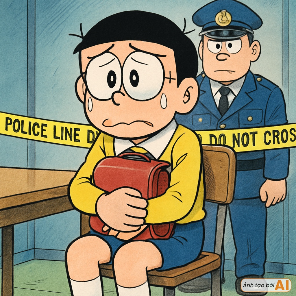 Doraemon mở nhầm cánh cửa thần kỳ, cả nhóm bạn lạc sang thế giới Conan: Kỳ nghỉ hè hỗn loạn nhất từ trước đến nay!- Ảnh 1.
