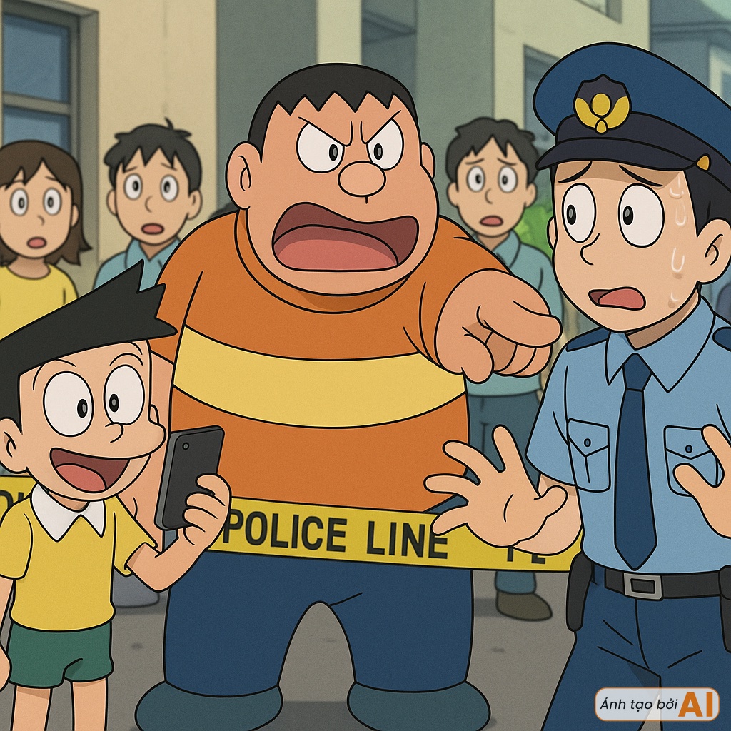 Doraemon mở nhầm cánh cửa thần kỳ, cả nhóm bạn lạc sang thế giới Conan: Kỳ nghỉ hè hỗn loạn nhất từ trước đến nay!- Ảnh 4.