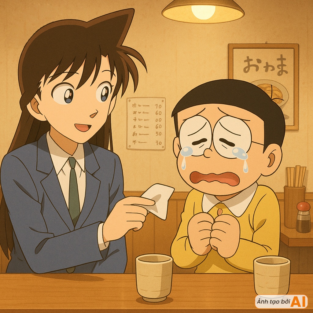 Doraemon mở nhầm cánh cửa thần kỳ, cả nhóm bạn lạc sang thế giới Conan: Kỳ nghỉ hè hỗn loạn nhất từ trước đến nay!- Ảnh 6.