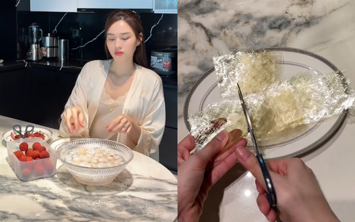 Đỗ Hà chăm nấu nướng ra dáng "dâu hào môn" nhưng chỉ dùng bộ đĩa bình dân vài chục ngàn- Ảnh 4.
