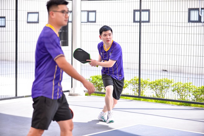 Thiếu gia nhà bầu Hiển rủ Văn Quyết, Duy Manh chơi pickleball, trận đấu căng như ATP, nhìn Thiếu gia nhà bầu Hiển rủ Văn Quyết, Duy Manh chơi pickleball, trận đấu căng như ATP, nhìn