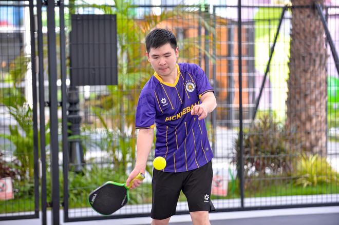 Thiếu gia nhà bầu Hiển rủ Văn Quyết, Duy Manh chơi pickleball, trận đấu căng như ATP, nhìn Thiếu gia nhà bầu Hiển rủ Văn Quyết, Duy Manh chơi pickleball, trận đấu căng như ATP, nhìn