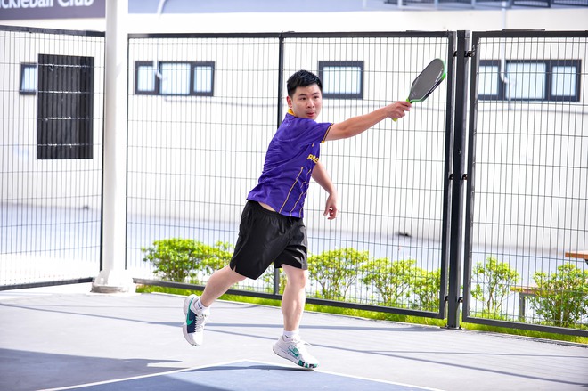 Thiếu gia nhà bầu Hiển rủ Văn Quyết, Duy Manh chơi pickleball, trận đấu căng như ATP, nhìn Thiếu gia nhà bầu Hiển rủ Văn Quyết, Duy Manh chơi pickleball, trận đấu căng như ATP, nhìn