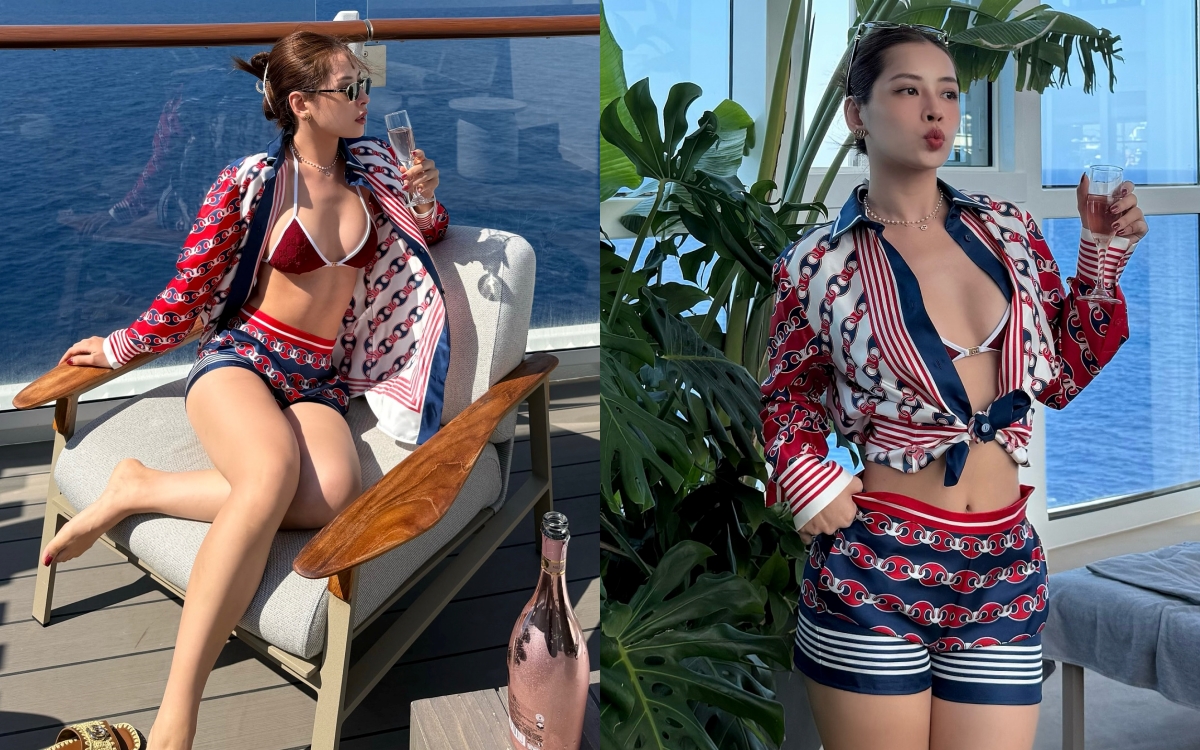 Hà Hồ đọ dáng cực gắt với Chi Pu khi diện bikini bé xíu- Ảnh 3.