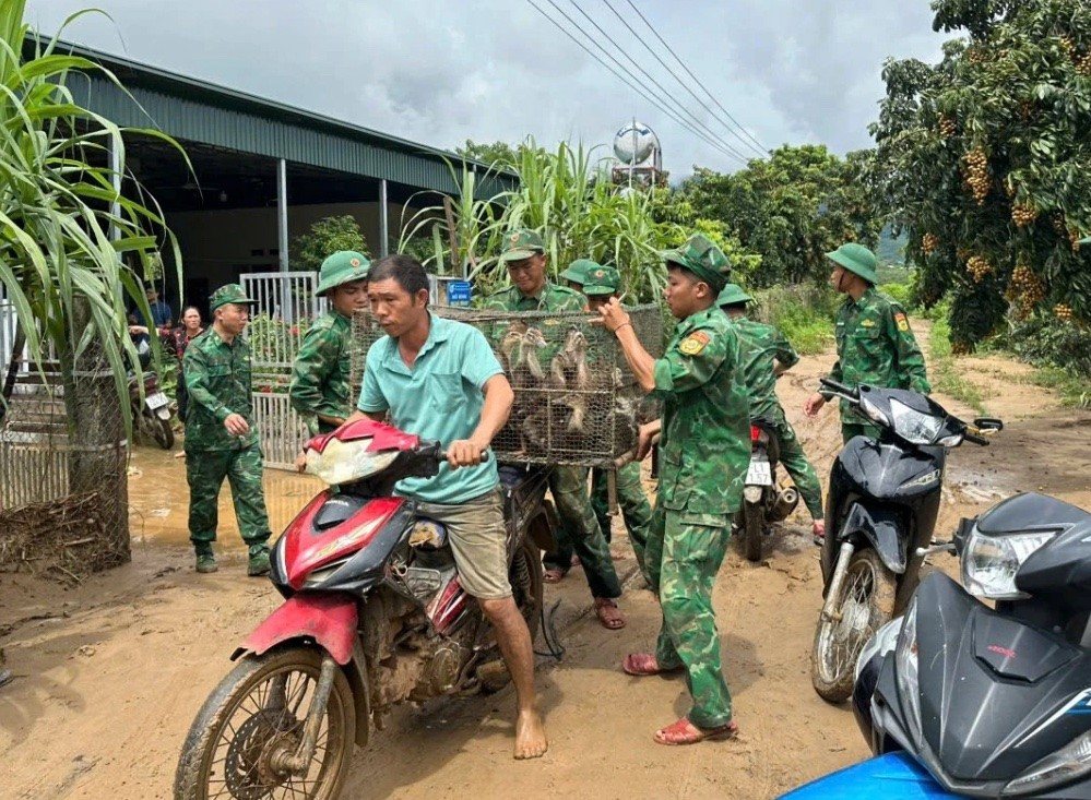 Lũ lớn đổ về sông Mã, di dời khẩn cấp hàng trăm hộ dân ở Sơn La- Ảnh 3.