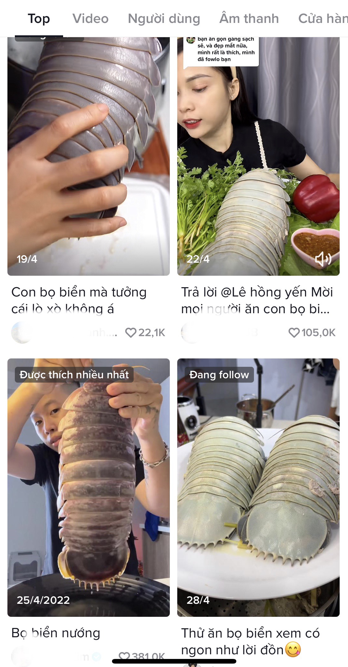 Loại hải sản 