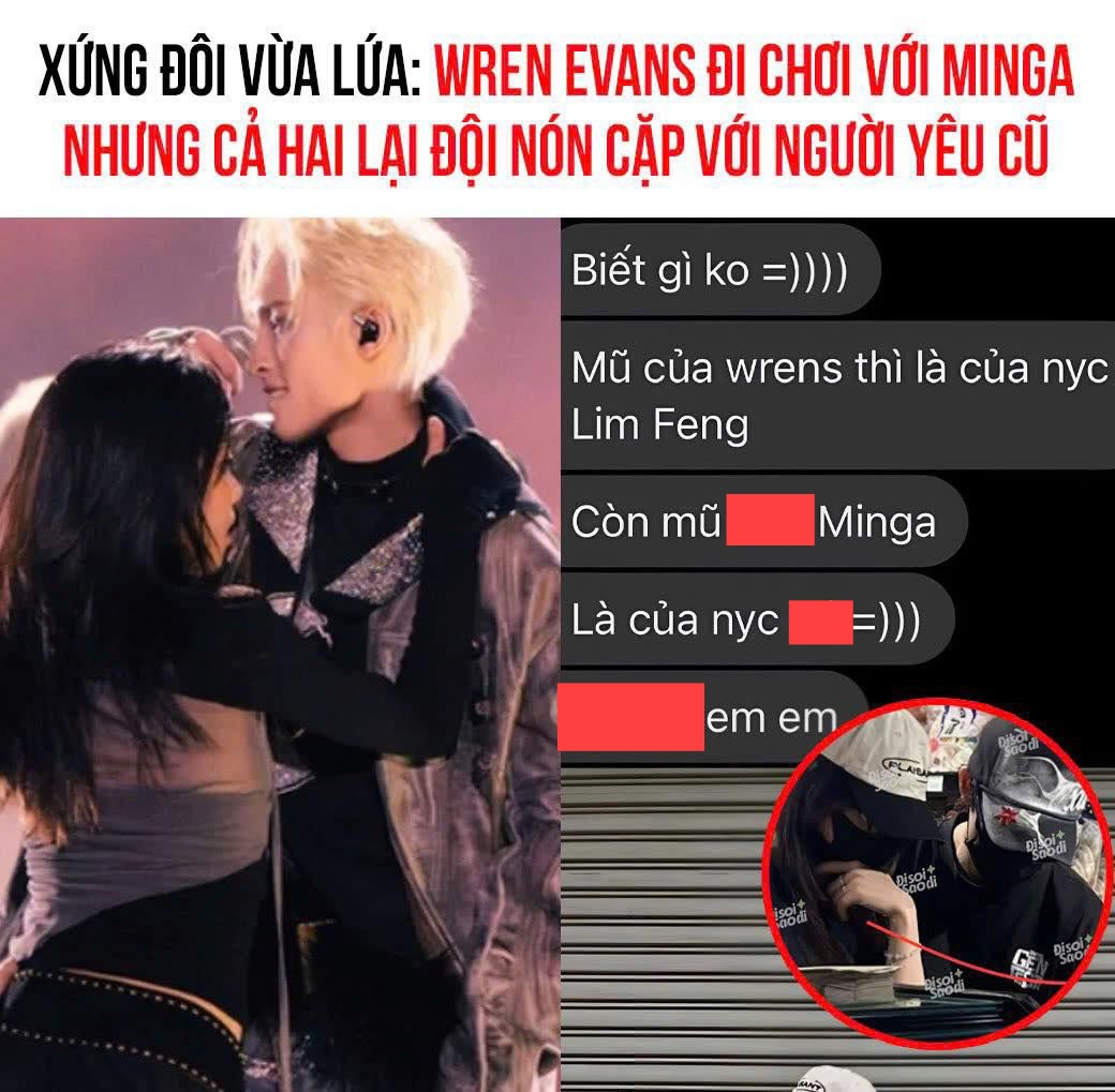 Cú twist không ai ngờ: Minga cũng đội nón của người yêu cũ đi siêu thị với Wren Evans?- Ảnh 2.