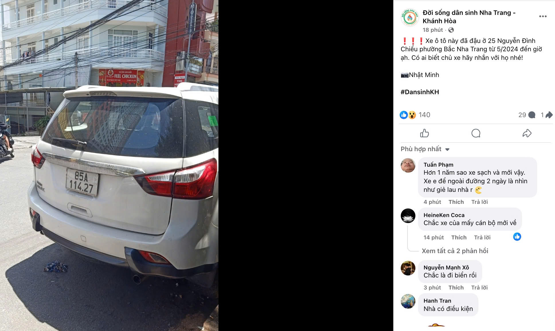 Nha Trang: Tìm chủ nhân chiếc ô tô đậu trước chung cư cả năm- Ảnh 1.