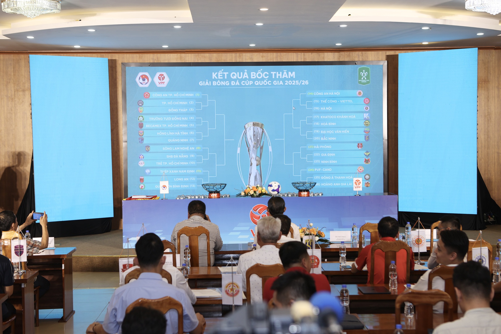 CLB Hà Nội đối đầu Thể công Viettel, xuất hiện nhánh đấu "tử thần" tại Cúp Quốc gia 2024/25- Ảnh 1.