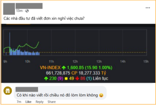 Chứng khoán chạm mốc 1.600 điểm, dân văn phòng cười phớ lớ: Thứ Hai này khác quá!!!- Ảnh 2.