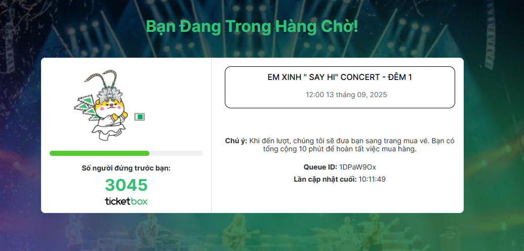 Hôm nay mở bán vé concert Em Xinh: Rất thong thả dễ dàng, chẳng cần xếp hàng chờ như Anh Trai!- Ảnh 2.