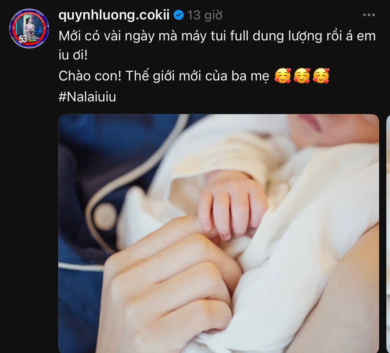 Quỳnh Lương và chồng gia nhập hội nghiện con, mắc 1 tình trạng mà bố mẹ bỉm nào cũng gặp phải- Ảnh 1.