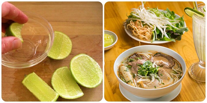 Ăn phở vắt thêm chanh có tác dụng gì?- Ảnh 1.