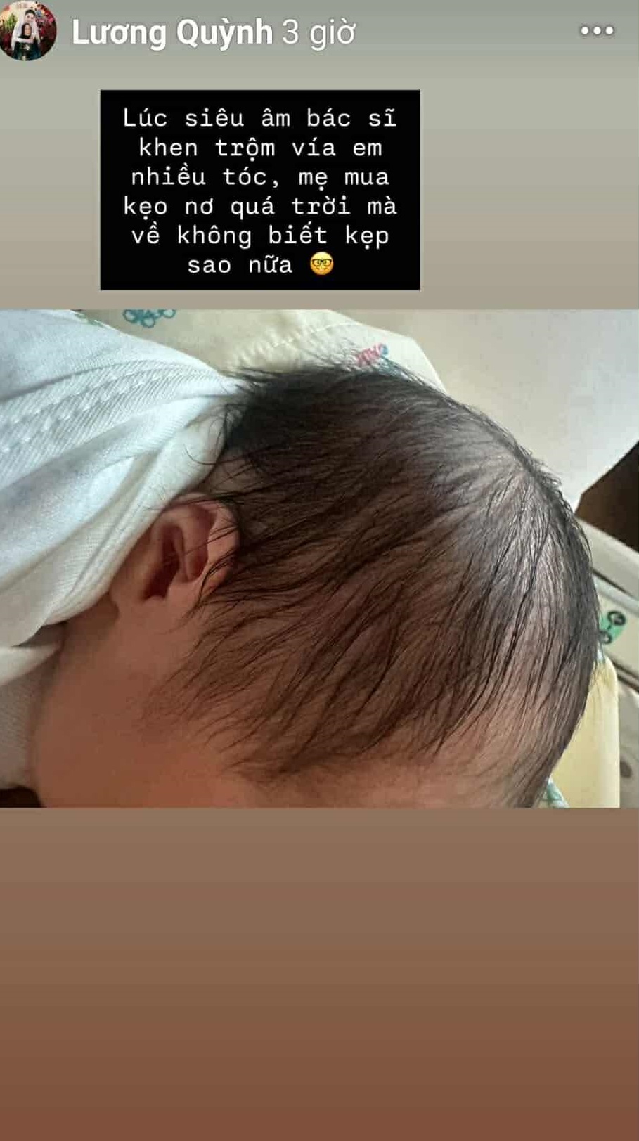 Quỳnh Lương than thở về ngoại hình của con gái mới chào đời, chuyện gì đây?- Ảnh 3.