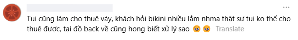 Cãi nhau om sòm vụ cho thuê - thanh lý bikini đã mặc: Người rùng rợn vị trí nhạy cảm, người bảo bình thường!- Ảnh 7.