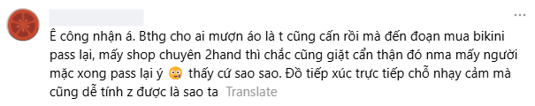 Cãi nhau om sòm vụ cho thuê - thanh lý bikini đã mặc: Người rùng rợn vị trí nhạy cảm, người bảo bình thường!- Ảnh 10.