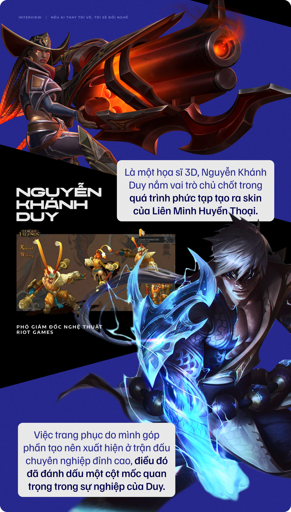 Nguyễn Khánh Duy - Hành trình từ cậu bé mê vẽ đến Phó giám đốc nghệ thuật Riot Games, khát vọng đưa văn hóa Việt ra thế giới- Ảnh 2.
