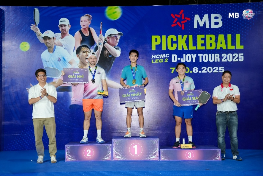 Giải MB Pickleball D-Joy Tour 2025 - HCMC Leg 2: Hơn 300 bộ huy chương, quy tụ VĐV từ 15 quốc gia- Ảnh 2.