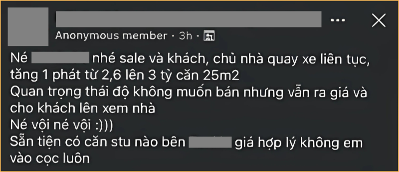 Chủ nhà “hét giá” 3 tỷ cho căn studio 25m2 ở Hà Nội, tìm nhà 2 tỷ thì: “Họ bảo lên trời mà mua”- Ảnh 1.