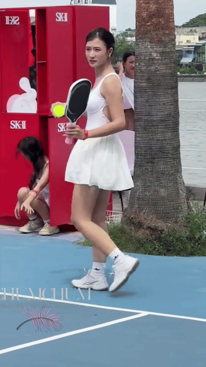 Sân pickleball nóng nhất hôm nay: Loạt hot girl tụ họp, nhan sắc cỡ này vẫn bị body shaming?- Ảnh 10.