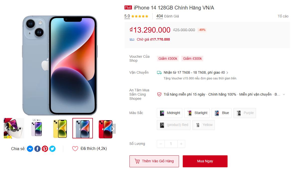 Lên Shopee săn deal iPhone đang giảm giá mạnh, hàng ngon mà lại rẻ- Ảnh 2.