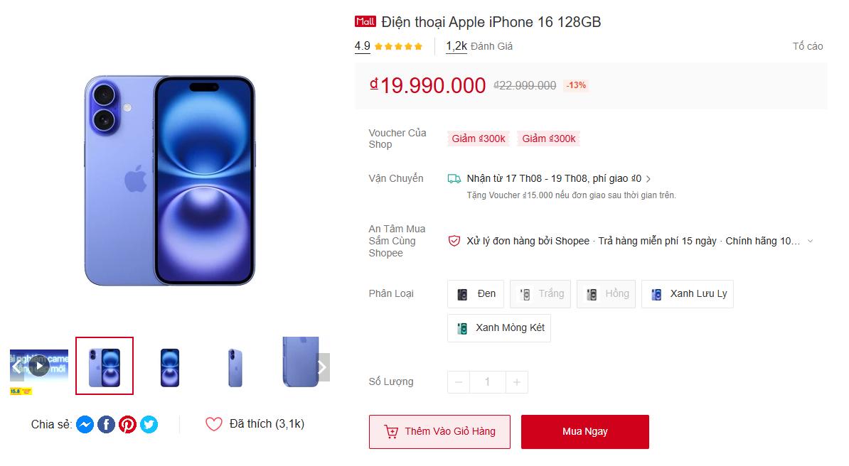 Lên Shopee săn deal iPhone đang giảm giá mạnh, hàng ngon mà lại rẻ- Ảnh 4.