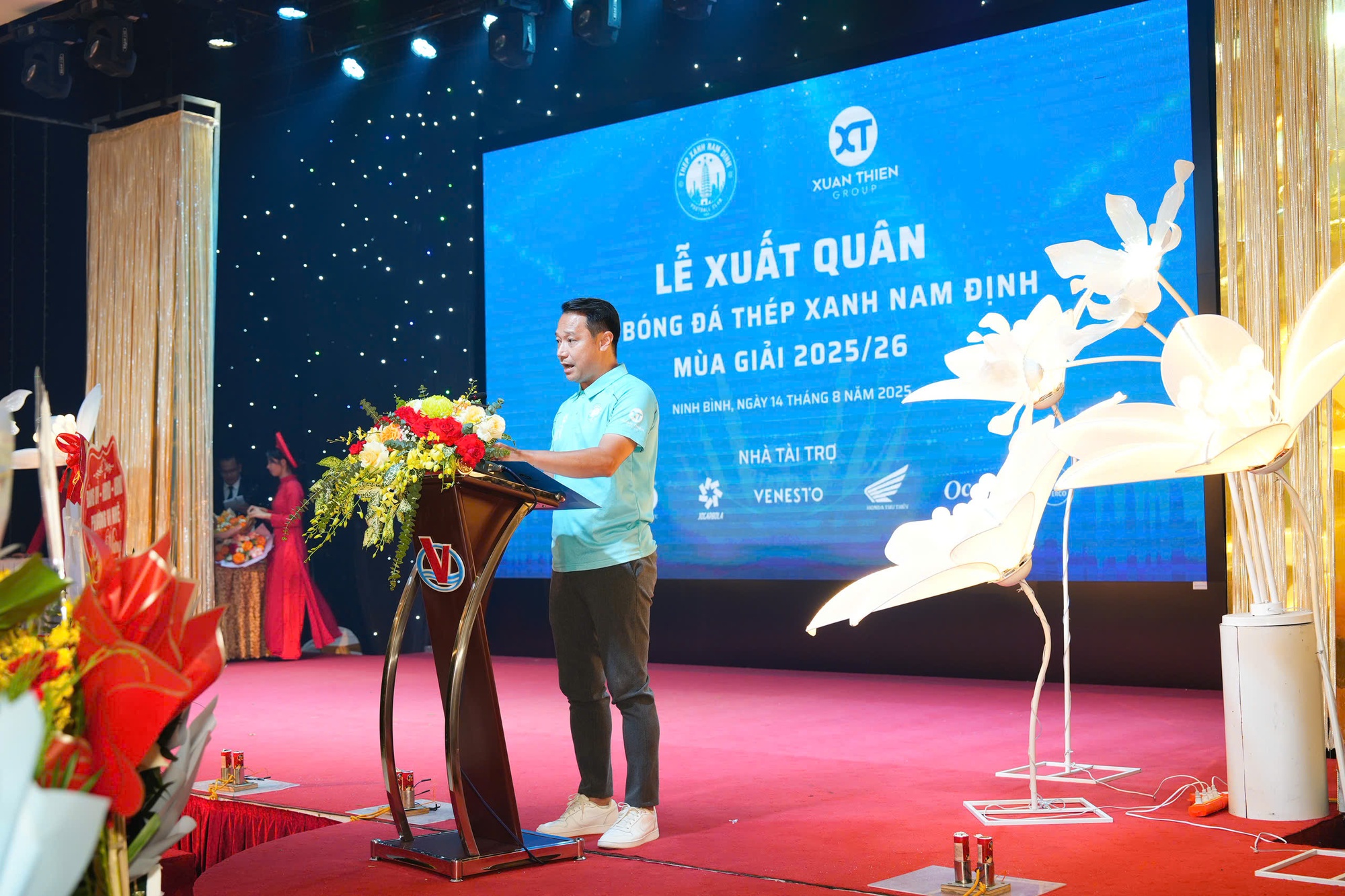 CLB Thép Xanh Nam Định xuất quân mùa giải 2025/26, mục tiêu vô địch các giải quốc nội, tiến sâu ở sân chơi quốc tế- Ảnh 2.