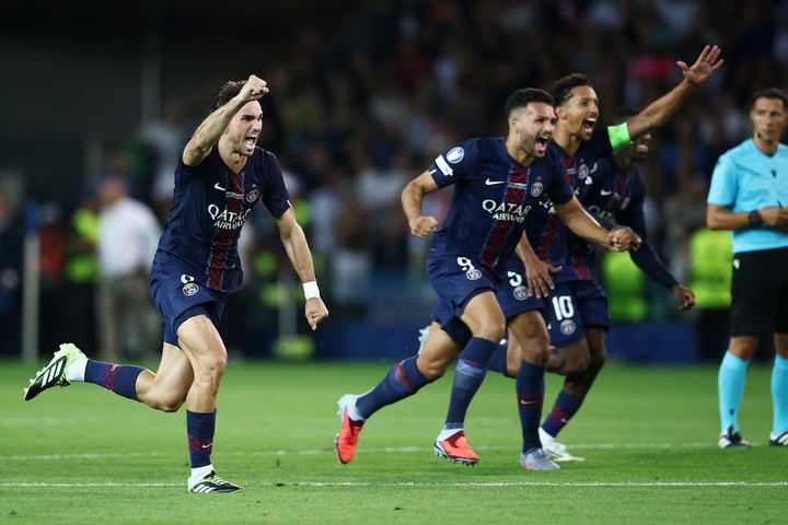 Ghi 2 bàn trong 10 phút cuối, PSG giành Siêu cúp châu Âu- Ảnh 1.